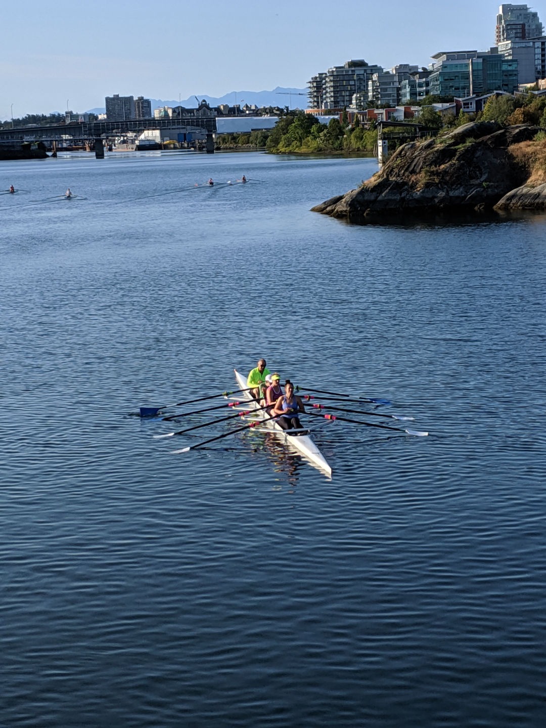 Masters rowers at GNRC