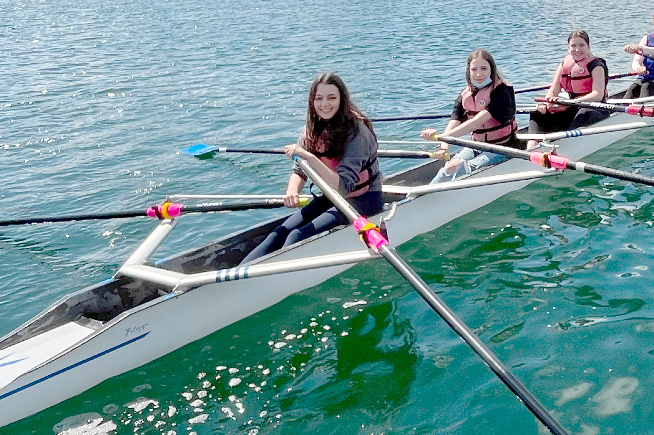 Youth day camp rowers