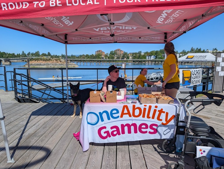 The One Ability Games tent.