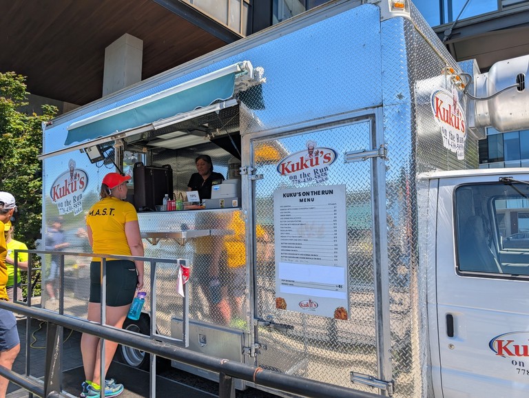 The Kuku's 'on the Run' food truck.