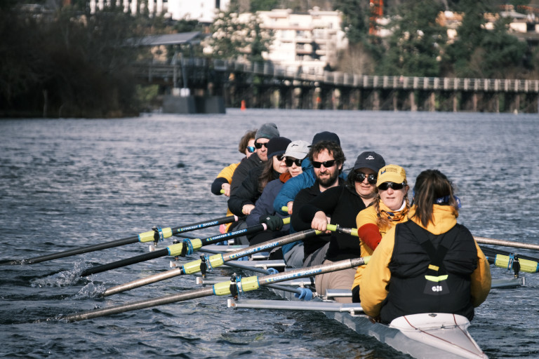 The eight with the Selkirk Trestle in the background.