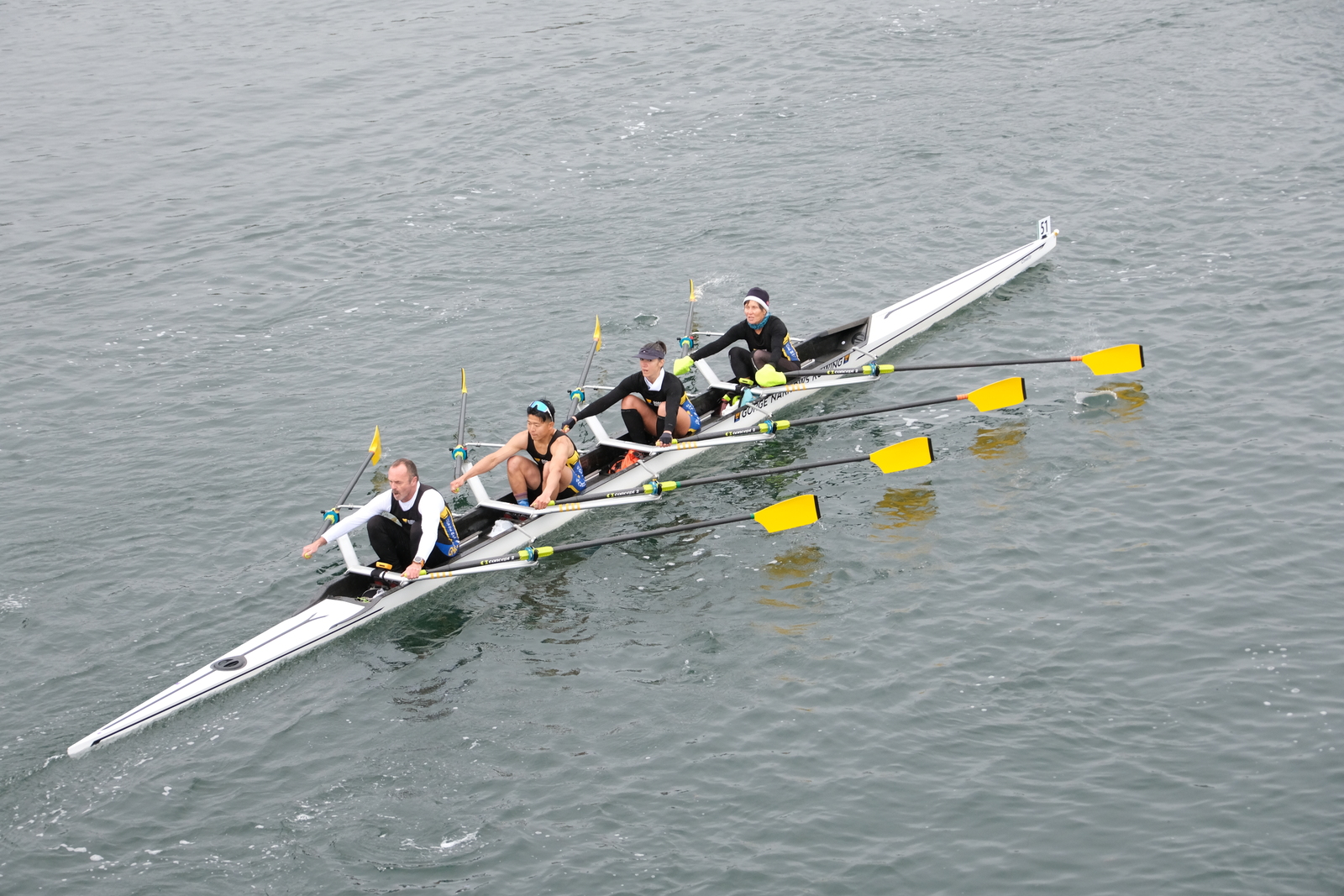 A GNRC quad racing at the 2025 HOG-TOG regatta.