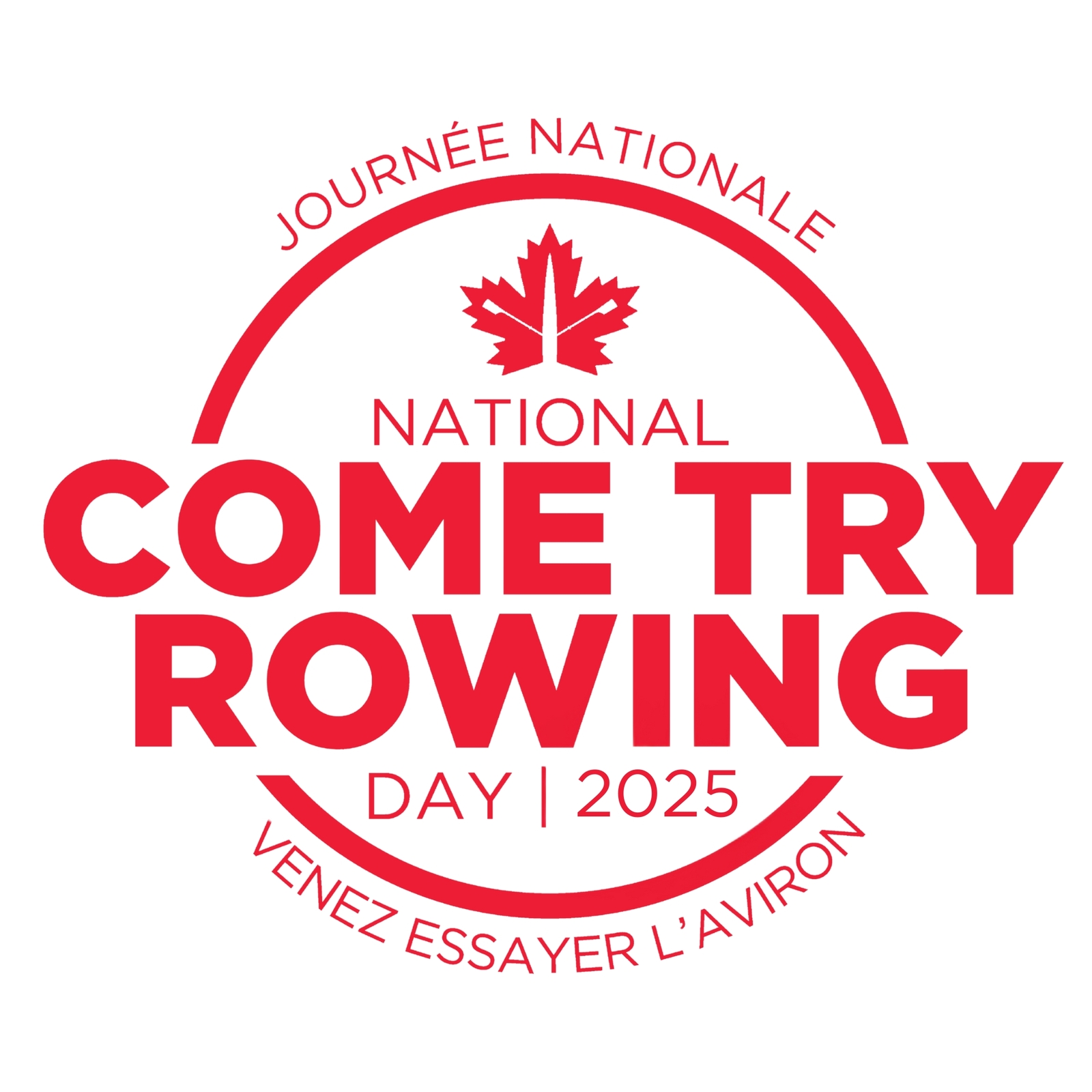National Come Try Rowing Day 2025 Logo