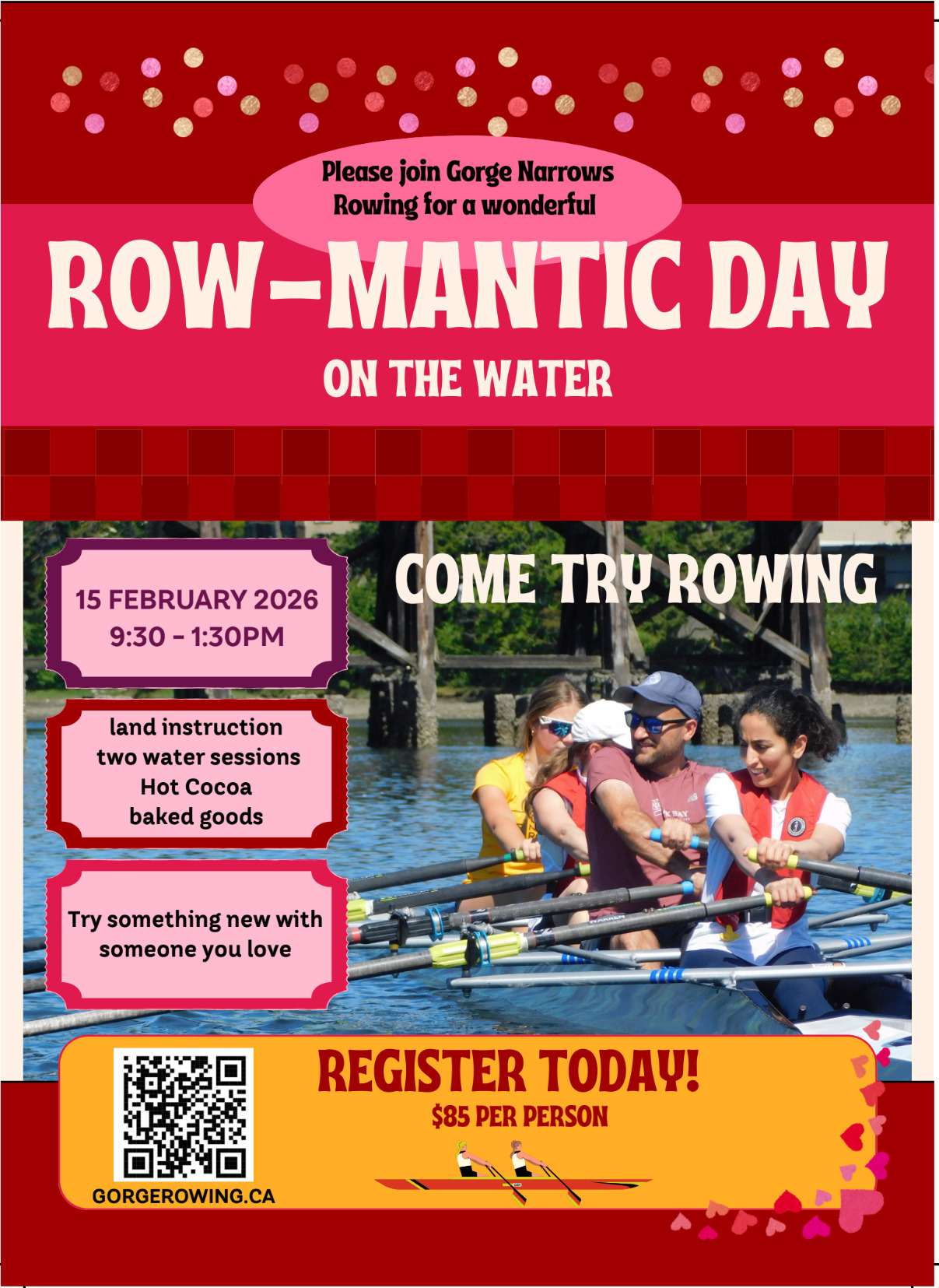 The Row-Mantic Day poster.